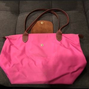 Longchamp Small “Le Pliage” Tote - Pink